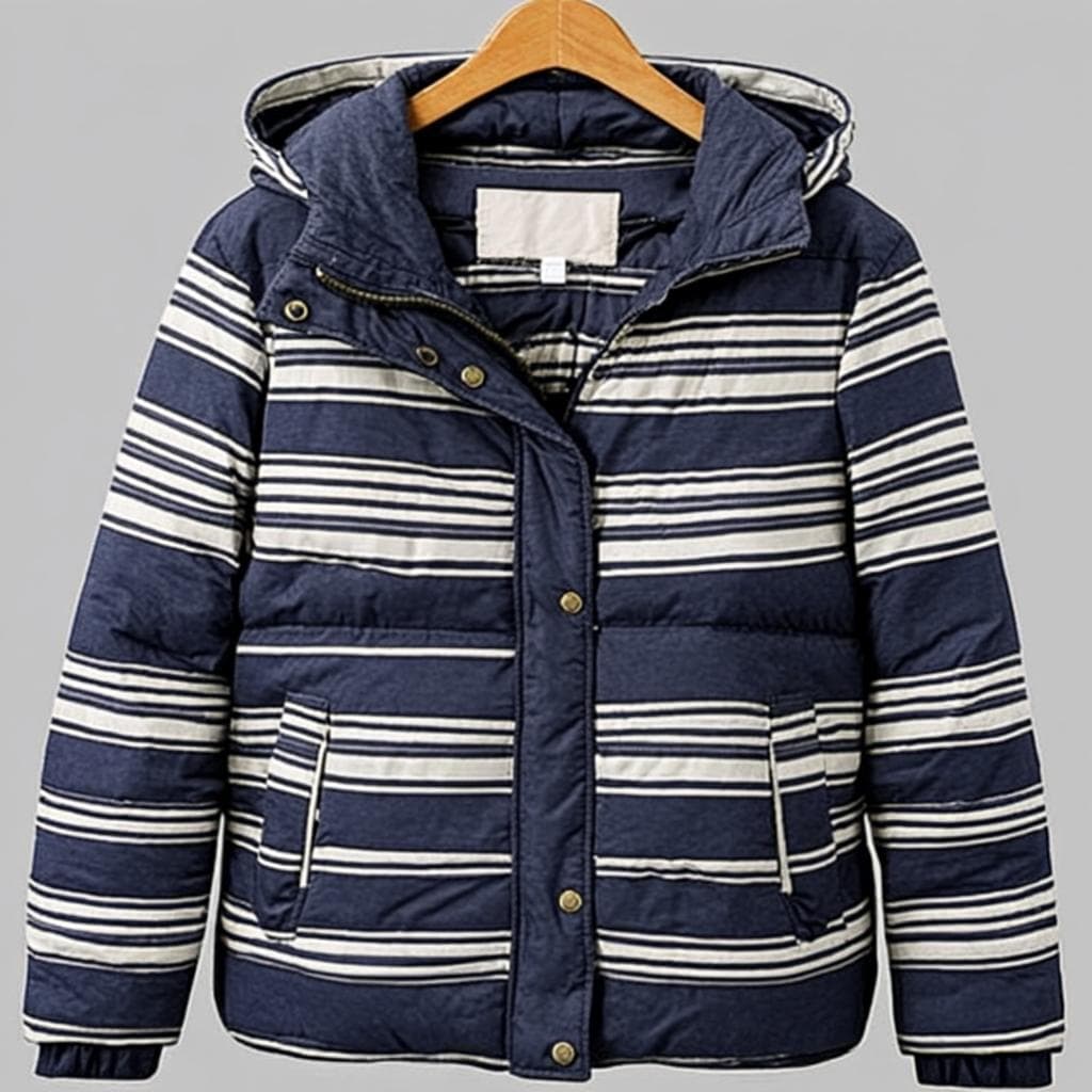 Çizgili Pamuk Pike ürün görseli